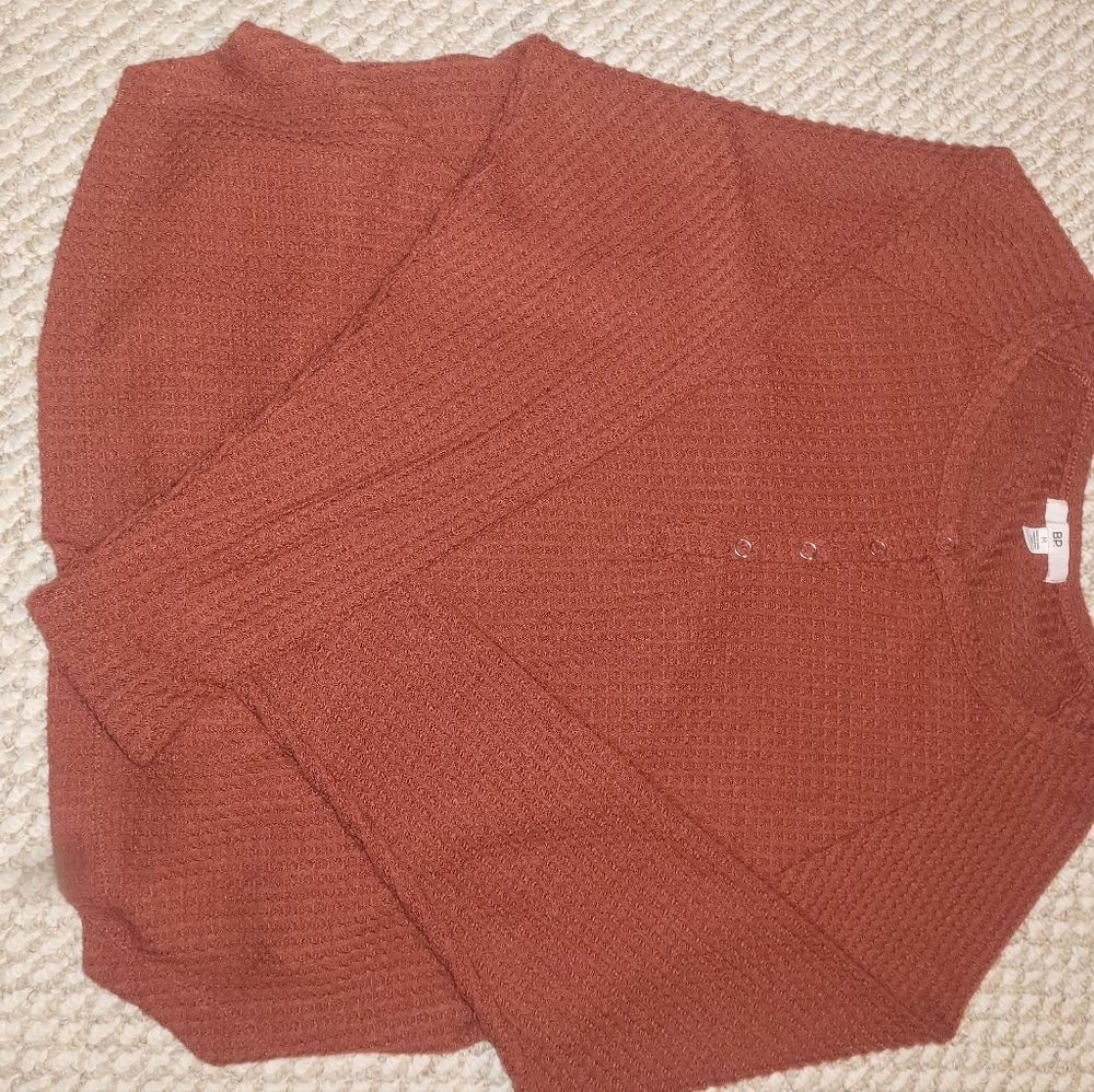 bp super soft ~ partial button down - Picture 5 of 6